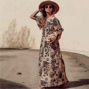 Zara | Limited Edition Full Sequin Maxi Embroidered Dress • XS-S